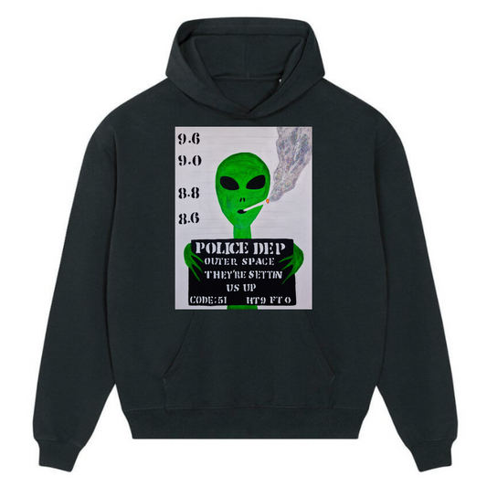 Alien Mugshot Hoodie