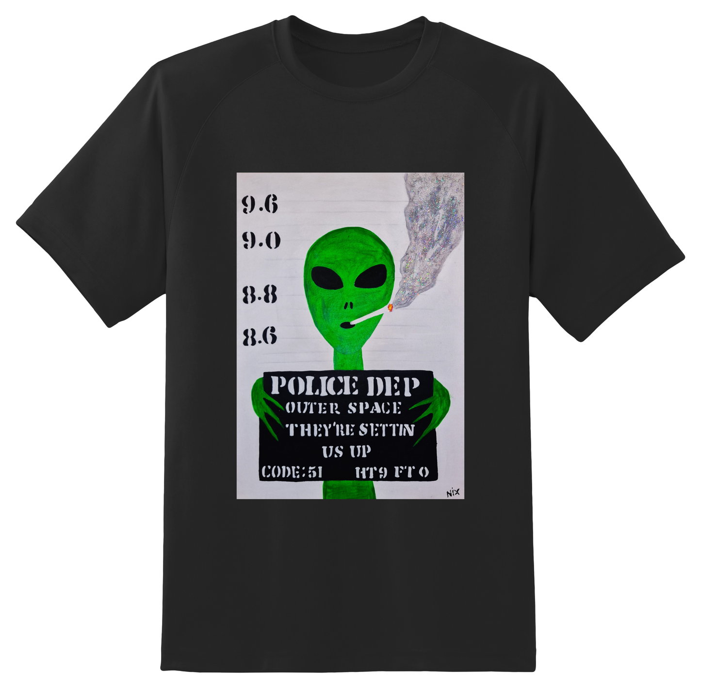 Alien Mugshot Tee